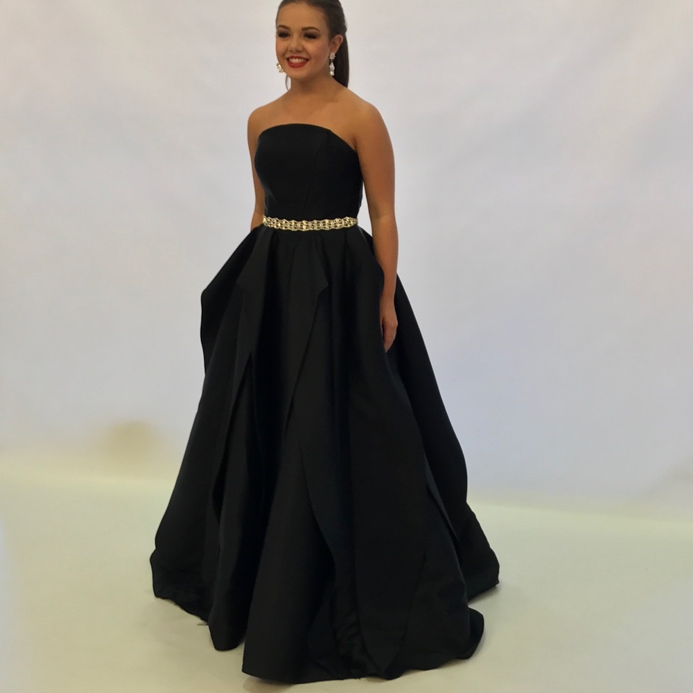 Black ballgown